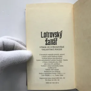 Lotrovský žaltář (Výbor ze středověké vagantské poezie), Radovan Krátký