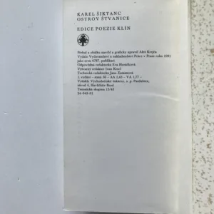 Ostrov Štvanice, Karel Šiktanc