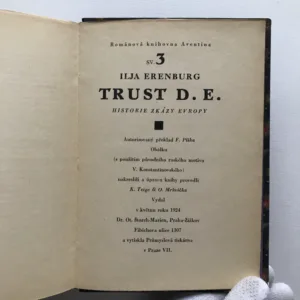 Trust D. E., Ilja Erenburg