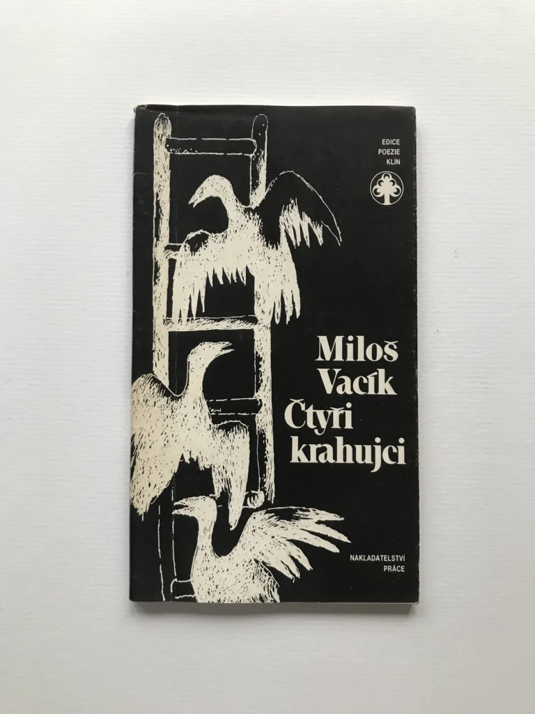 Čtyři krahujci – Návrat a rouhání nejmenovaného dánského kralevice (podpis autora), Miloš Vacík, Vladimír Komárek
