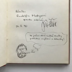Anonymní múza (podpis autora), Jiří Žáček