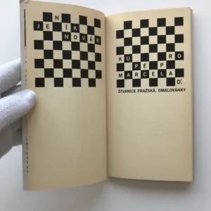 Kupé pro Marcela D. (Štvanice pražská. Omalovánky) (podpis autora), Jeník Novák