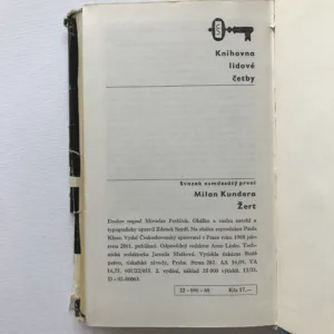 Žert, Milan Kundera
