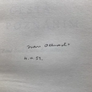 Cesta za poznáním (Země Sovětů roku dvacátého) (podpis autora), Ivan Olbracht