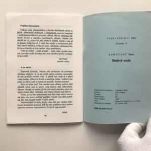 Stoletá voda (podpis autora), Milan Garncarz