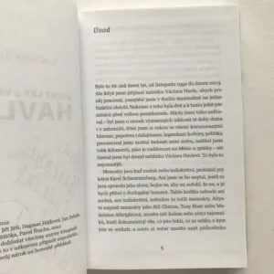 Deset let s Václavem Havlem (podpis autora), Ladislav Špaček