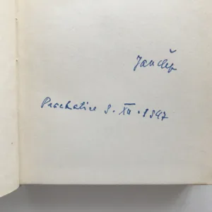 Hranice stínu (podpis autora), Jan Čep