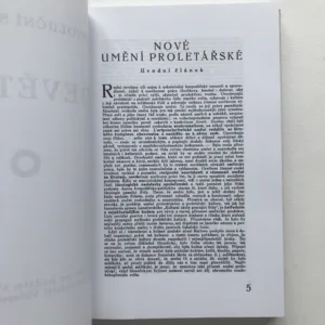 Revoluční sborník Devětsil, Jaroslav Seifert, Karel Teige, kolektiv autorů