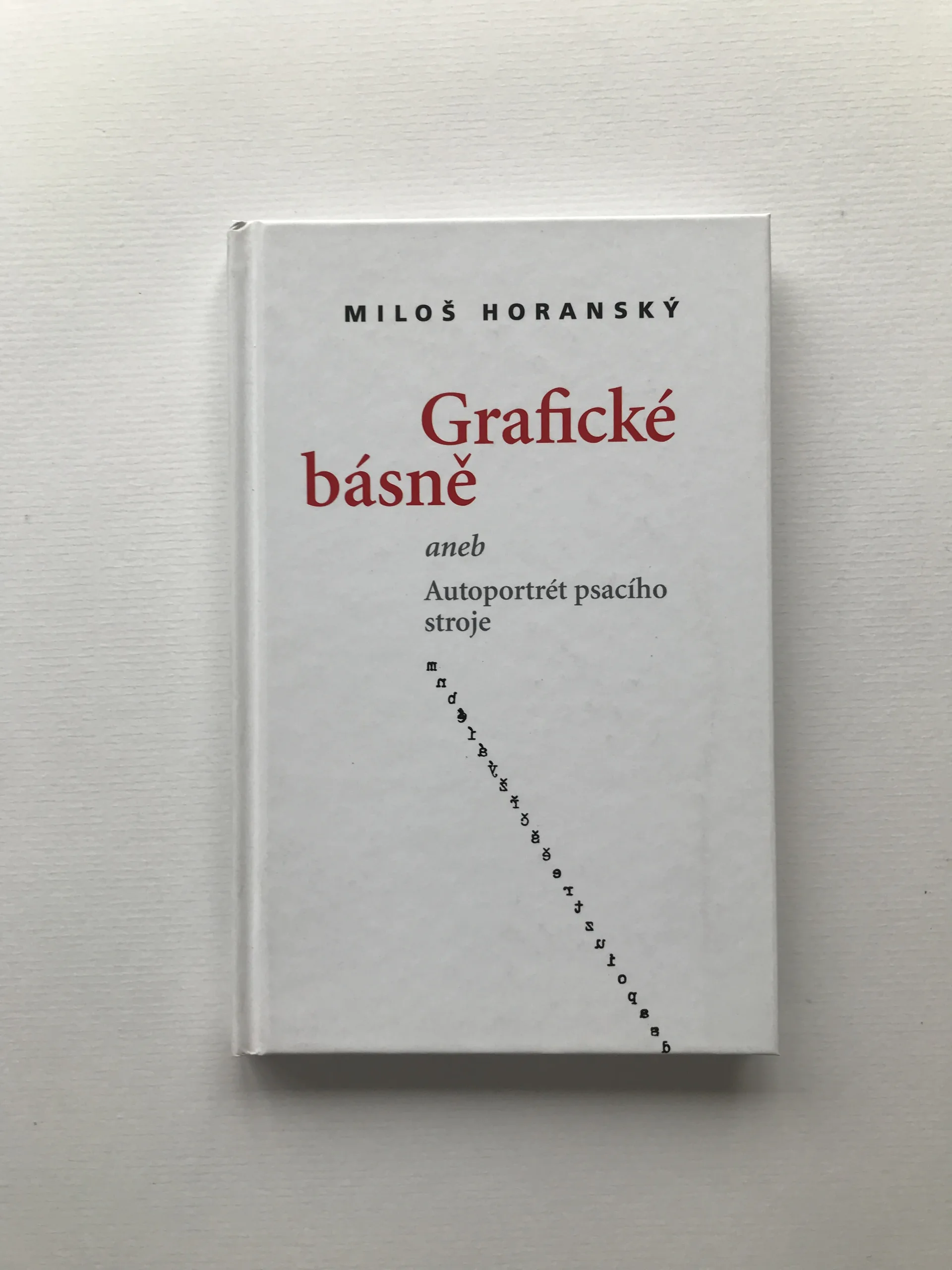 Grafické básně aneb Autoportrét psacího stroje (podpis autora), Miloš Horanský