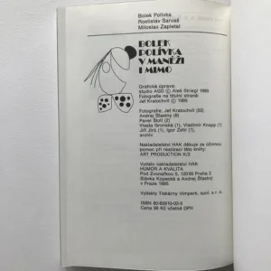 Bolek Polívka v manéži i mimo (podpis autora), Bolek Polívka, Rostislav Sarvaš, Miloslav Zapletal