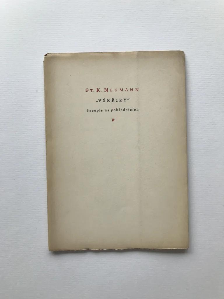 Výkřiky – časopis na pohlednicích, Stanislav Kostka Neumann