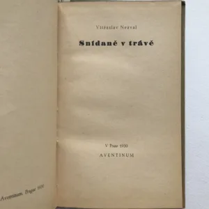 Snídaně v trávě, Vítězslav Nezval