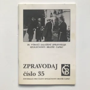 Zpravodaj Společnosti bratří Čapků č. 35