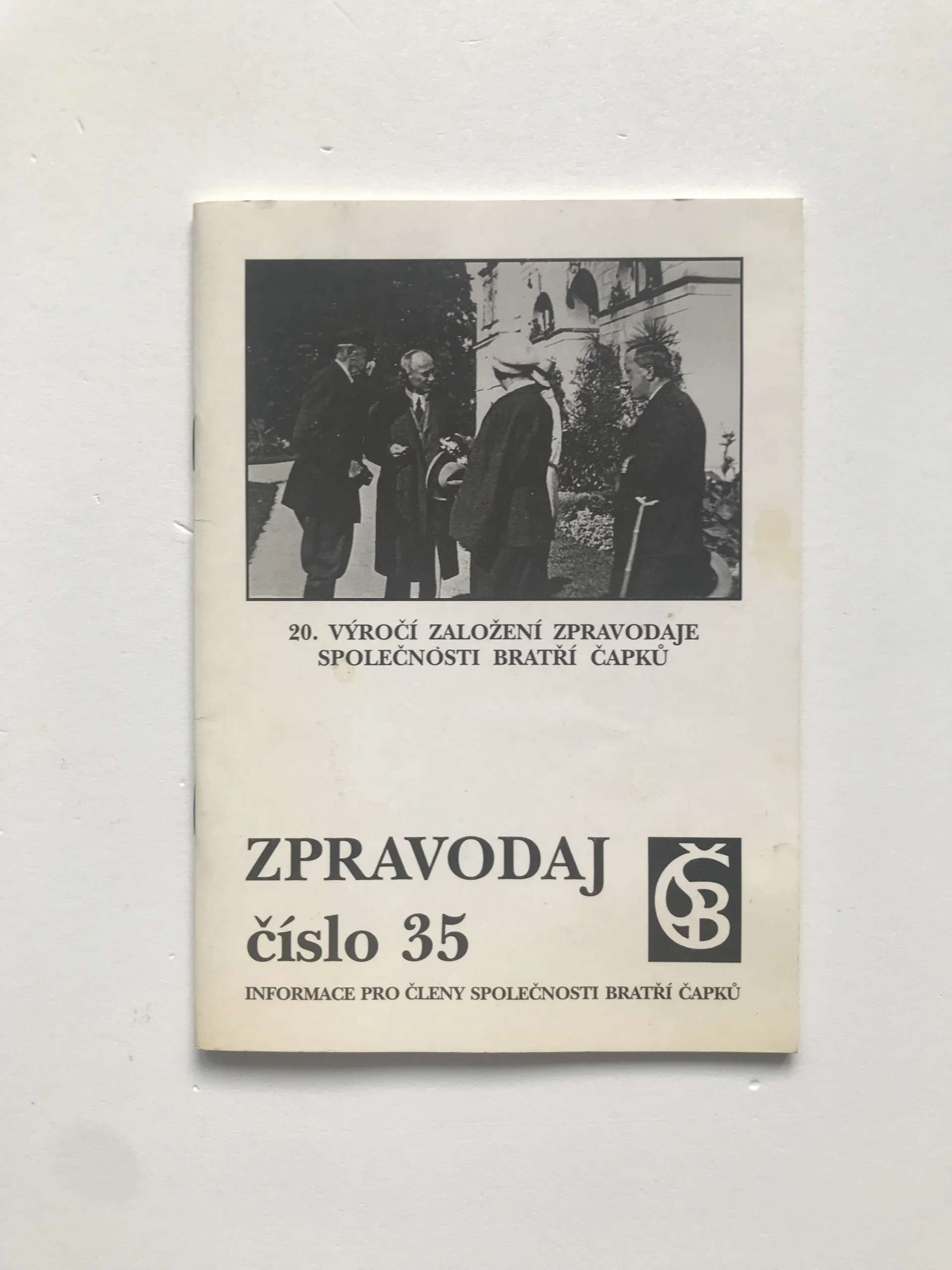 Zpravodaj Společnosti bratří Čapků č. 35