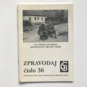 Zpravodaj Společnosti bratří Čapků č. 36