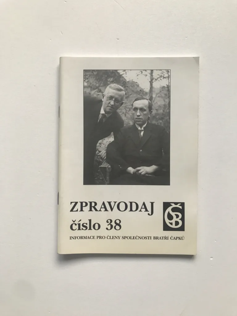 Zpravodaj Společnosti bratří Čapků č. 38