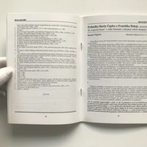 Zpravodaj Společnosti bratří Čapků č. 38