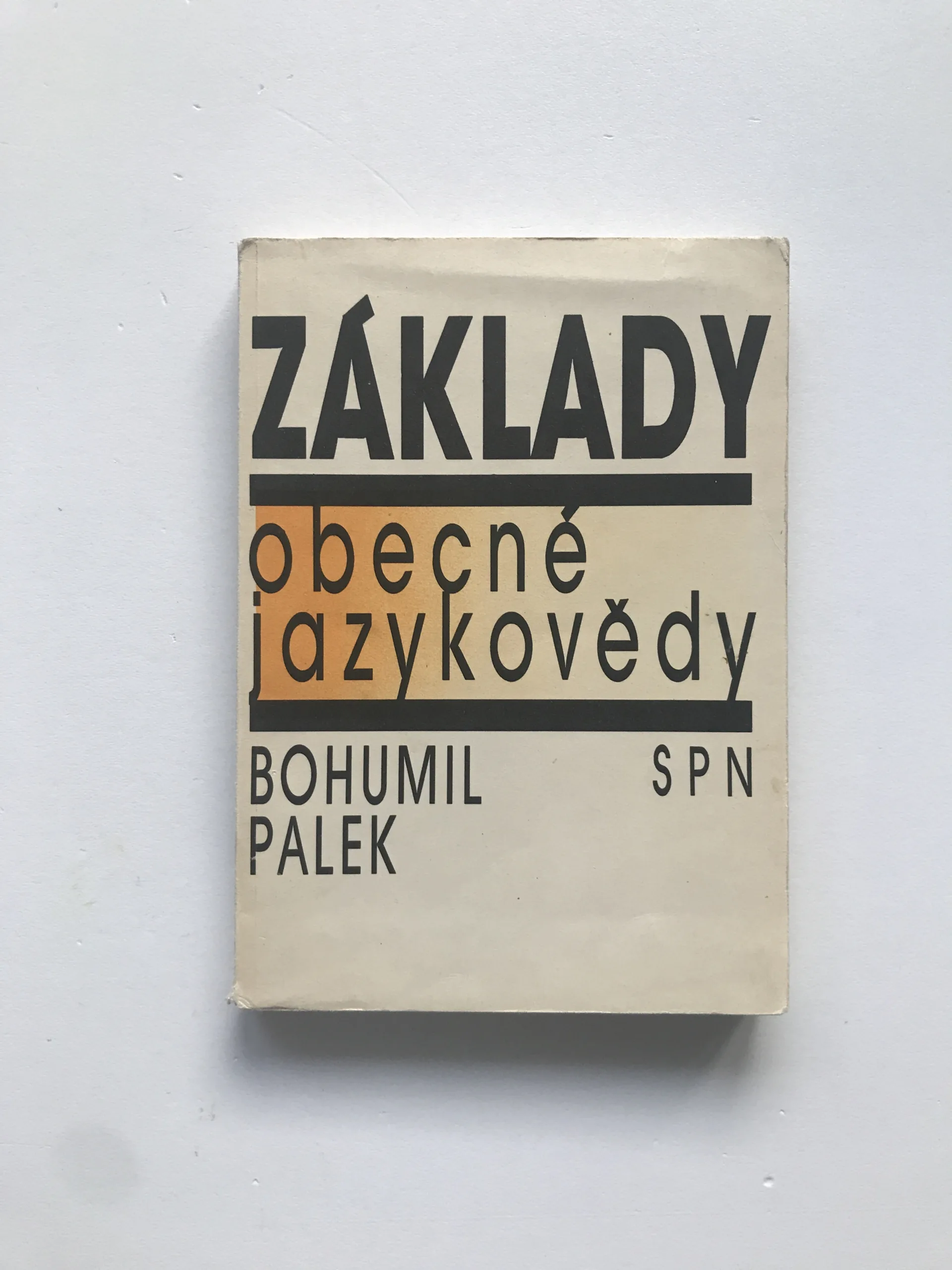Základy obecné jazykovědy, Bohumil Palek