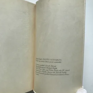 Zátiší s kytarou (Ohlasy lidové poesie andaluské), Zdeněk Šmíd, Zdeněk Sklenář