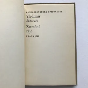 Zatmění ráje, Vladimír Janovic