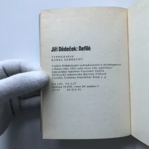 Defilé, Jiří Dědeček