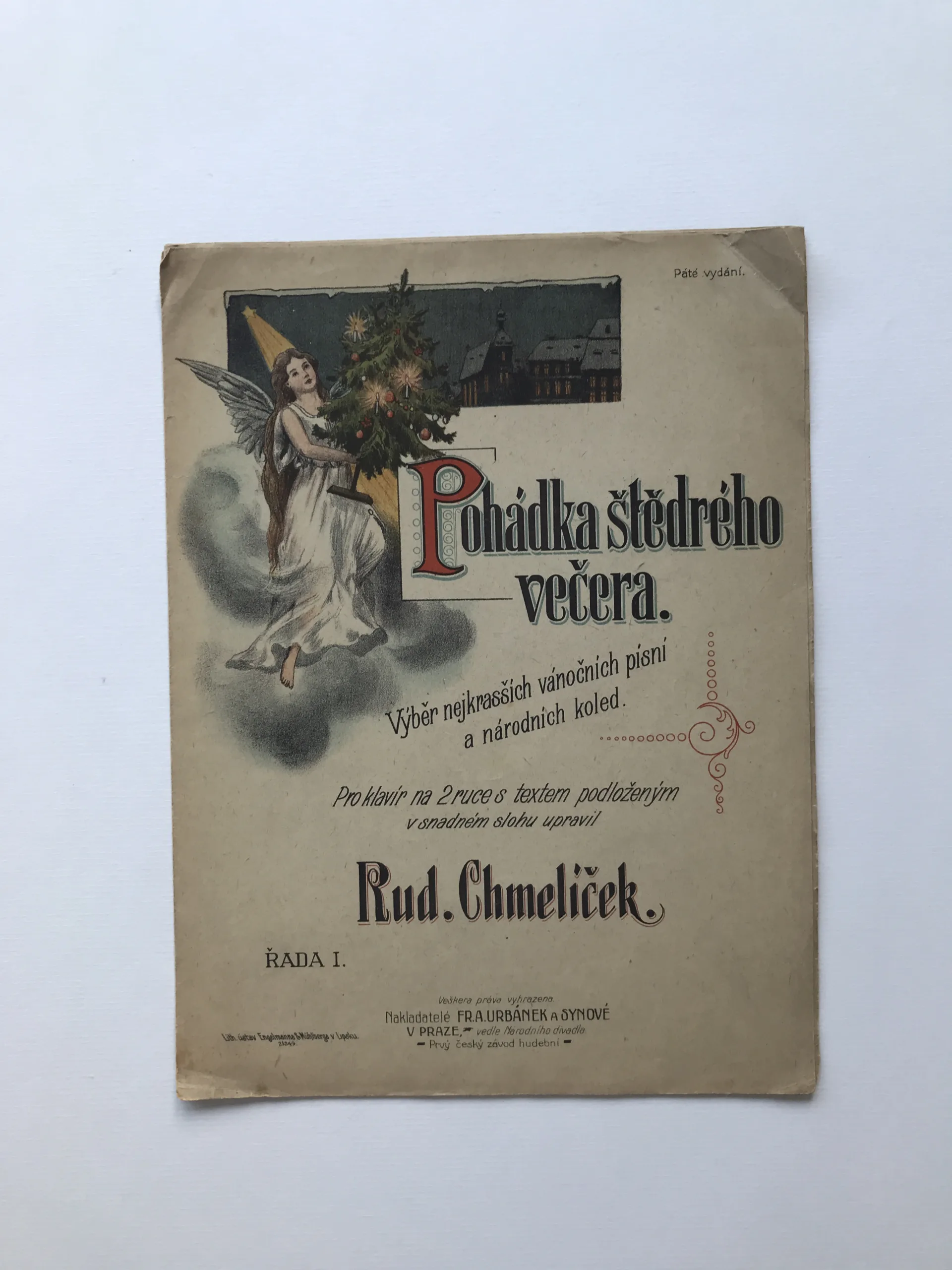 Pohádka štědrého večera (noty), Rudolf Chmelíček
