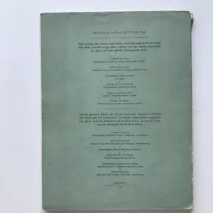 České sonatiny pro klavír (noty), Jiří Benda, František Xaver Dušek, Jan Ladislav Dusík, Leopold Antonín Koželuh, Josef Mysliveček, Jan Křtitel Vaňhal, Jan Václav Voříšek