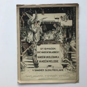 Dvě vánoční skladbičky: Vánoční ukolébavka / Vánoční melodie (noty), Otakar Šimáček