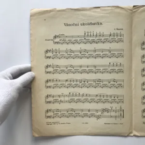 Dvě vánoční skladbičky: Vánoční ukolébavka / Vánoční melodie (noty), Otakar Šimáček