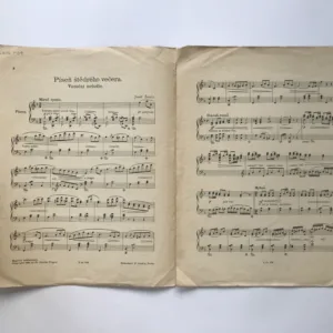 Píseň štědrého večera (noty), Josef Žemla