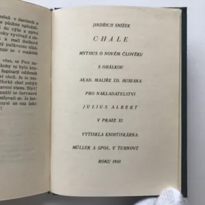 Chale (podpis autora), Jindřich Snížek