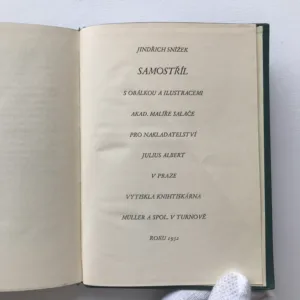 Samostříl (podpis autora), Jindřich Snížek