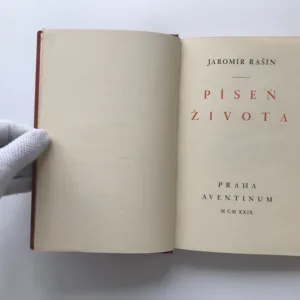 Píseň života (podpis autora), Jaromír Rašín, Cyril Bouda