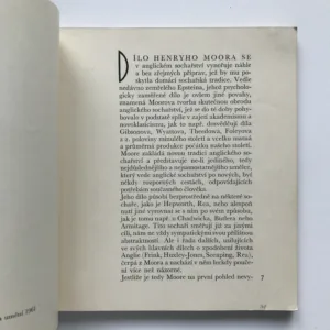 Henry Moore, Dušan Šindelář