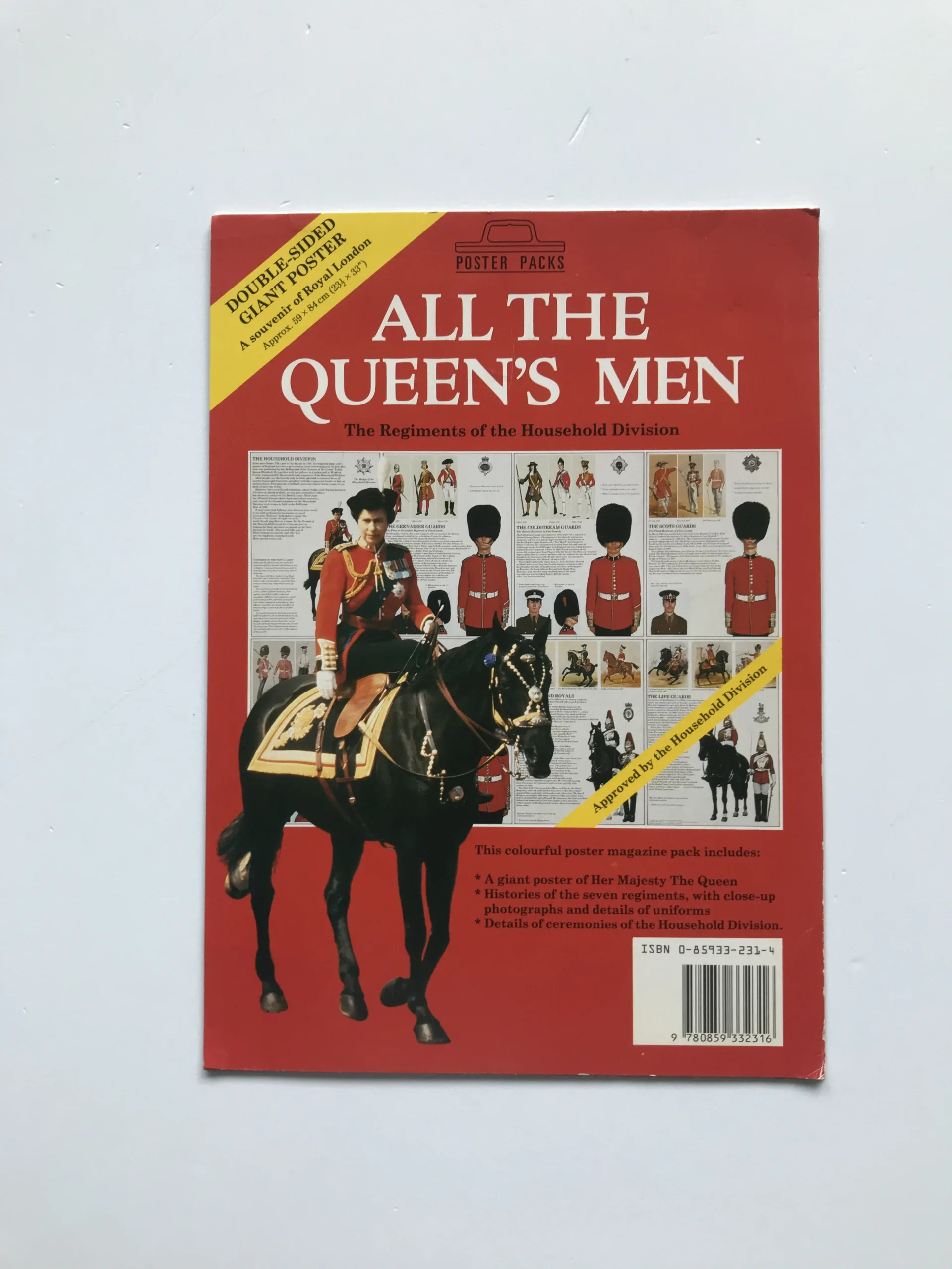 All the Queen's Men – The Regiments of Household Division (plakát Alžběta II.)