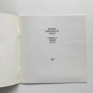 Rudolf Riedelbauch – Obrazy / Cordula Dobes – Sochy