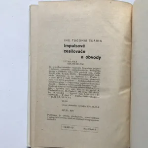 Impulsové zesilovače a obvody, Tugomir Šurina