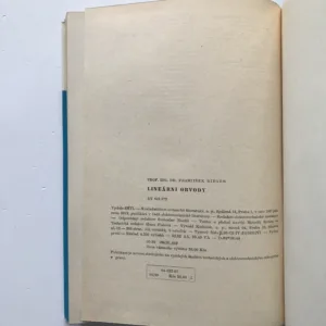 Lineární obvody, František Rieger
