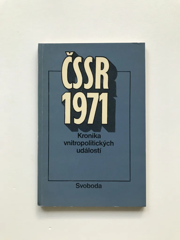 ČSSR 1971 – Kronika vnitropolitických událostí