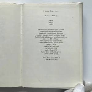 Delacroix – Román malíře hrdiny, Pierre Courthion