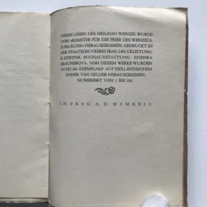 Das Leben des Heiligen Wenzel zur tausendsten Jahresfeier seines MartertodesKomitee für die Feier des Wenzelsjubiläums, Franz Dvorník, František Dvorník