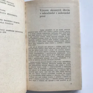 Stálezelené, opadavé a popínavé dřeviny našich zahrad, Čestmír Böhm