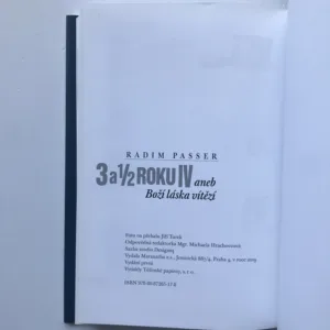 3 a 1/2 roku IV aneb Boží láska vítězí, Radim Passer