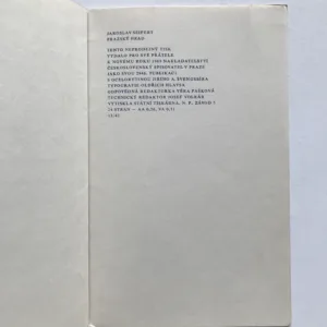 Pražský hrad, Jaroslav Seifert, Jiří Švengsbír