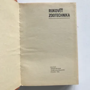 Rukověť zootechnika, kolektiv autorů