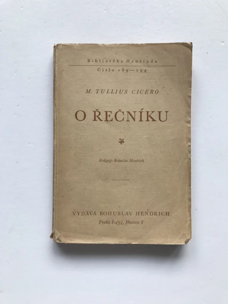 O řečníku, Marcus Tullius Cicero