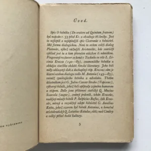 O řečníku, Marcus Tullius Cicero
