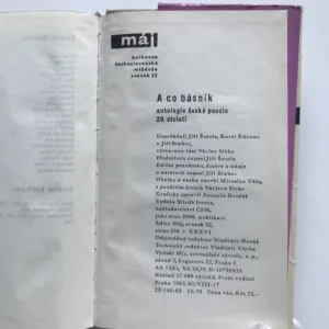 A co básník (Antologie české poezie 20. století)