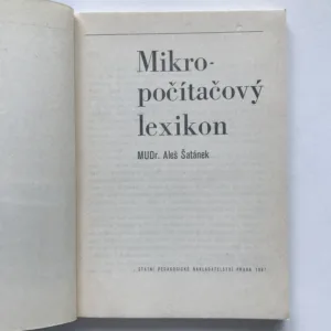 Mikropočítačový lexikon, Aleš Šatánek