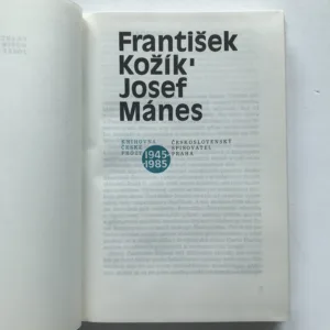 Josef Mánes, František Kožík